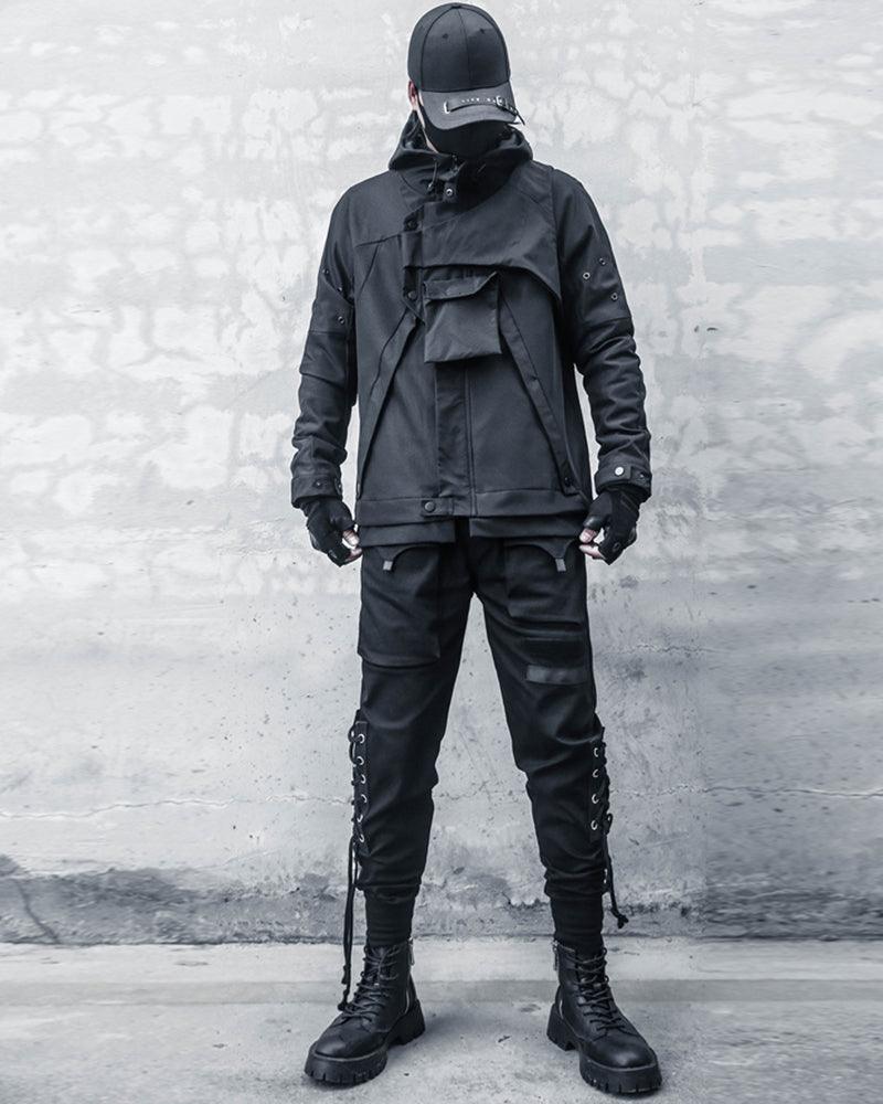 Pantalons Cargo Slim Élégants -  pantalons décontractés - Pantalons Cargo Slim Élégants en Noir Confortable