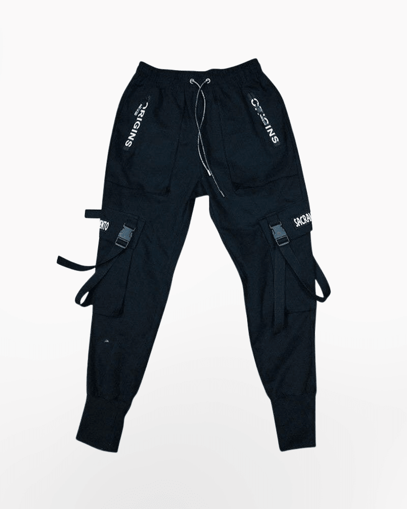 Pantalons Cargo Slim Élégants -  pantalons en polyester - Pantalons Cargo Slim Élégants pour un Style Streetwear