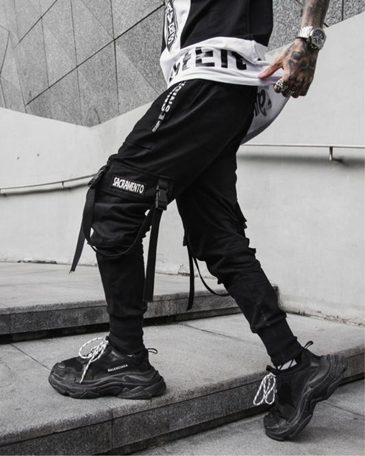 Pantalons Cargo Slim Élégants - vêtements de rue - Pantalons Cargo Slim Élégants pour un Style Streetwear