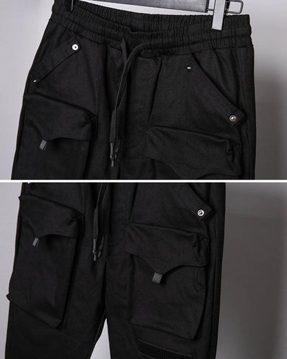 Pantalons Cargo Slim Élégants - pantalons cargo - Pantalons Cargo Slim Élégants en Noir Confortable