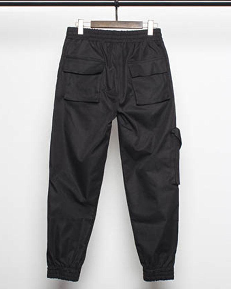 Pantalons cargo slim noirs élégants -  pantalons cargo - Pantalons cargo slim noirs pour un style moderne