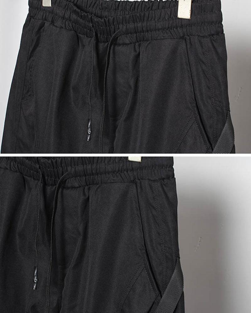 Pantalons cargo slim noirs élégants -  pantalons confortables - Pantalons cargo slim noirs pour un style moderne