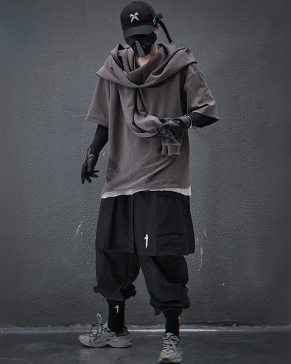 Pantalons Cargo Stylés avec Ourlet de Jupe -  pantalons techwear - Pantalons Cargo à Ourlet de Jupe pour un Style Unique