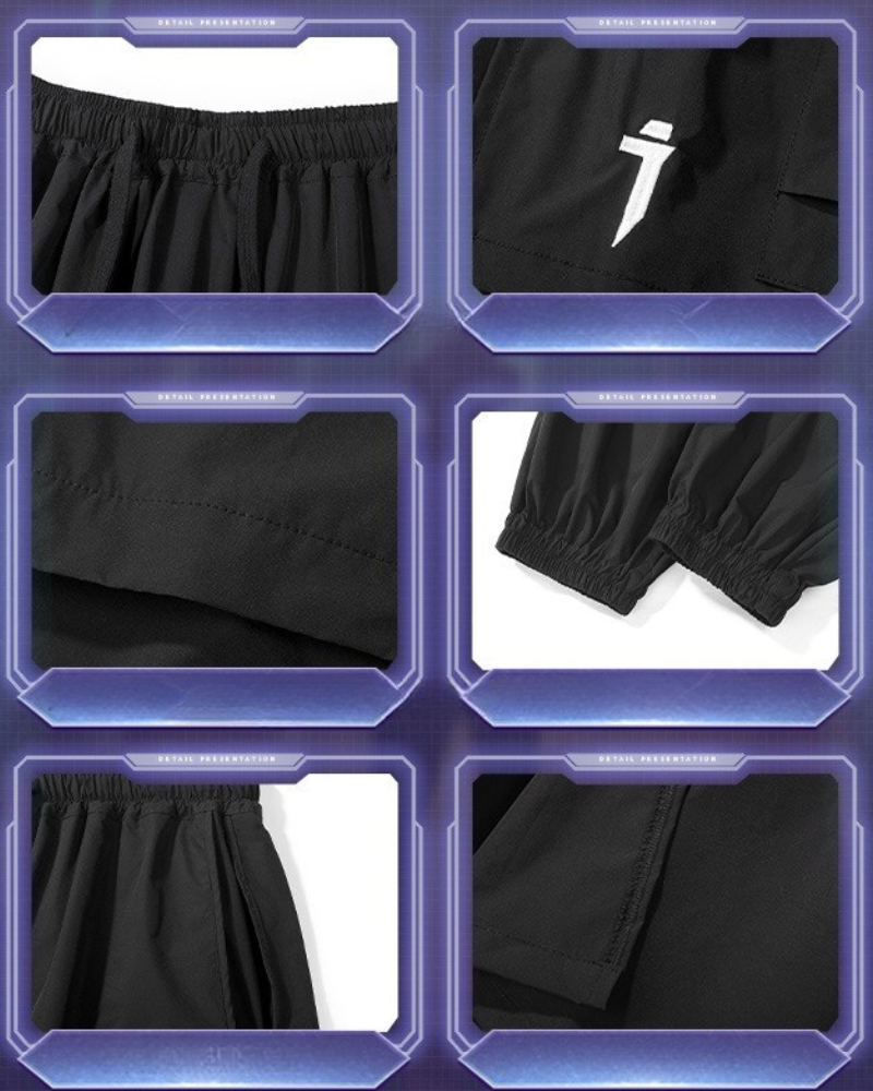Pantalons Cargo Stylés avec Ourlet de Jupe -  vêtements inspirés du cyberpunk - Pantalons Cargo à Ourlet de Jupe pour un Style Unique