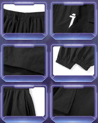 Pantalons Cargo Stylés avec Ourlet de Jupe -  vêtements inspirés du cyberpunk - Pantalons Cargo à Ourlet de Jupe pour un Style Unique