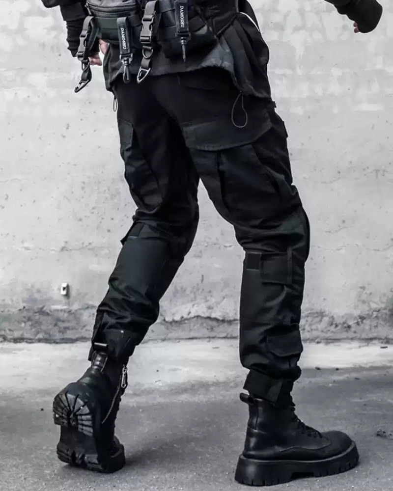 Pantalons Cargo Tactiques avec Protection des Genoux -  mode outdoor - Pantalons Cargo Tactiques avec Genouillères pour Confort