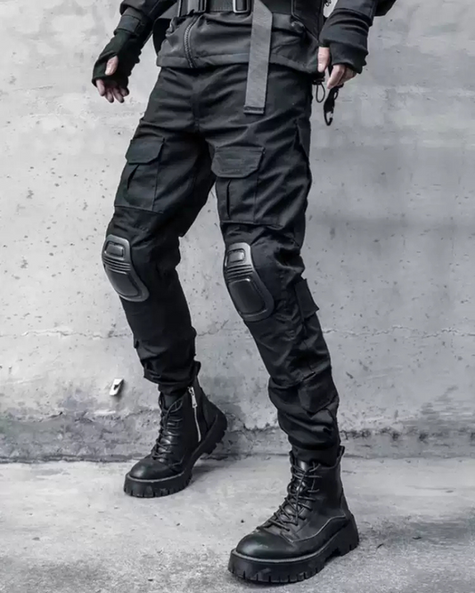 Pantalons Cargo Tactiques avec Protection des Genoux - pantalons avec genouillères - Pantalons Cargo Tactiques avec Genouillères pour Confort