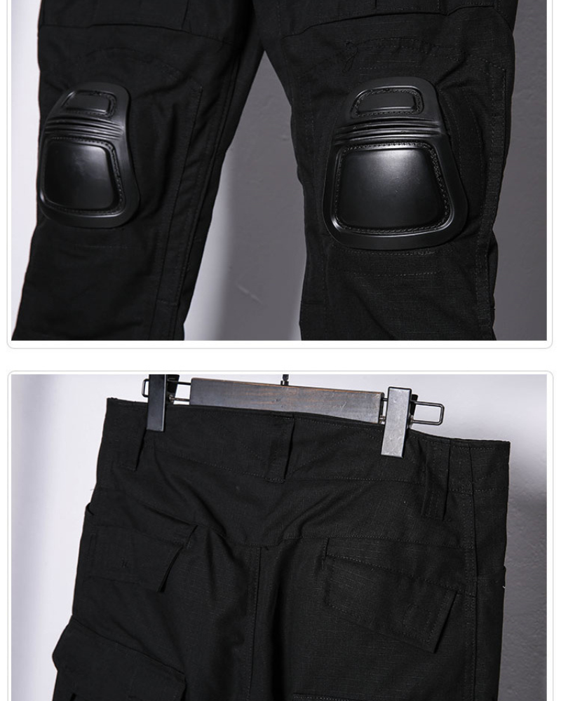 Pantalons Cargo Tactiques avec Protection des Genoux - pantalons avec genouillères - Pantalons Cargo Tactiques avec Genouillères pour Confort