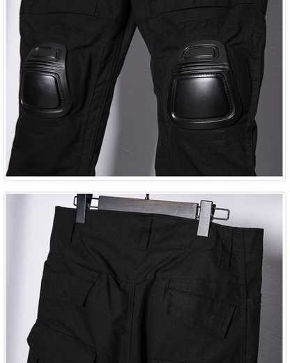 Pantalons Cargo Tactiques avec Protection des Genoux - pantalons avec genouillères - Pantalons Cargo Tactiques avec Genouillères pour Confort