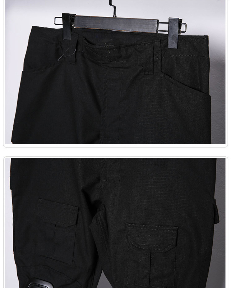 Pantalons Cargo Tactiques avec Protection des Genoux -  vêtements de travail - Pantalons Cargo Tactiques avec Genouillères pour Confort