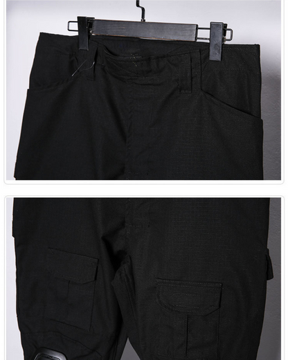 Pantalons Cargo Tactiques avec Protection des Genoux -  vêtements de travail - Pantalons Cargo Tactiques avec Genouillères pour Confort