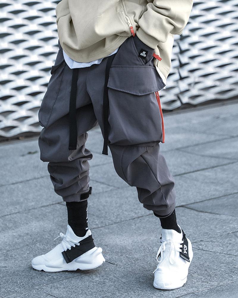 Pantalons Cargo Tech Innovants - pantalons cargo - Pantalons Cargo Tech ajustables pour des sorties urbaines