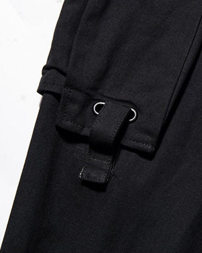 Pantalons Cargo Tech Noirs Stylés - pantalons cargo - Pantalons Cargo Noirs Stylés pour un Confort Urbain