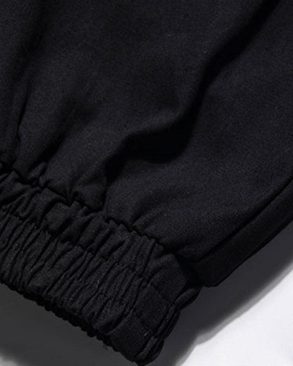 Pantalons Cargo Tech Noirs Stylés - pantalons tendance - Pantalons Cargo Noirs Stylés pour un Confort Urbain