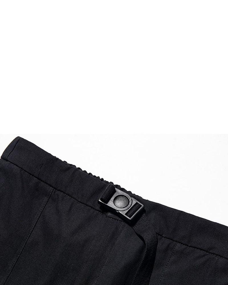 Pantalons Cargo Tech Noirs Stylés -  techwear - Pantalons Cargo Noirs Stylés pour un Confort Urbain