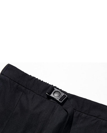 Pantalons Cargo Tech Noirs Stylés -  techwear - Pantalons Cargo Noirs Stylés pour un Confort Urbain