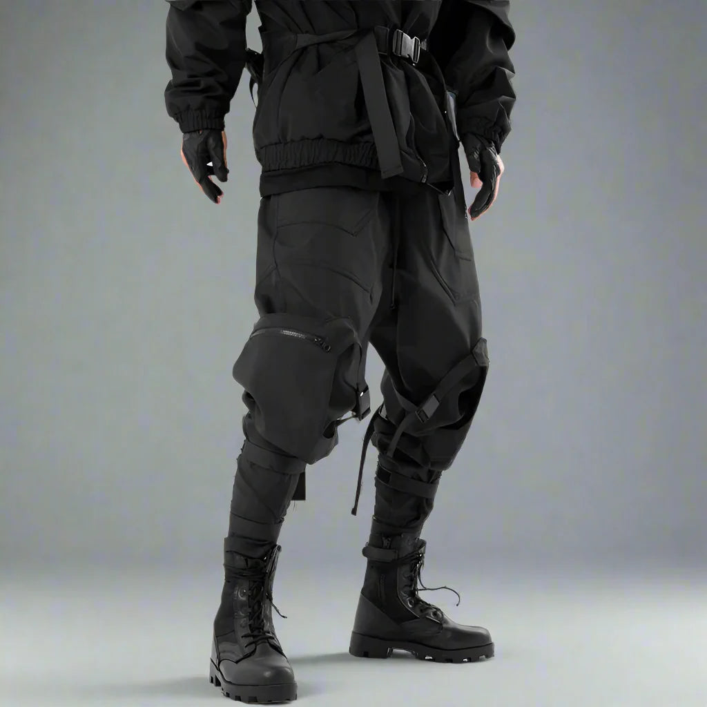Pantalons Cargo Tech Urbains -  pantalons confortables - Pantalons Cargo Techwear Unisexes pour un Style Élégant