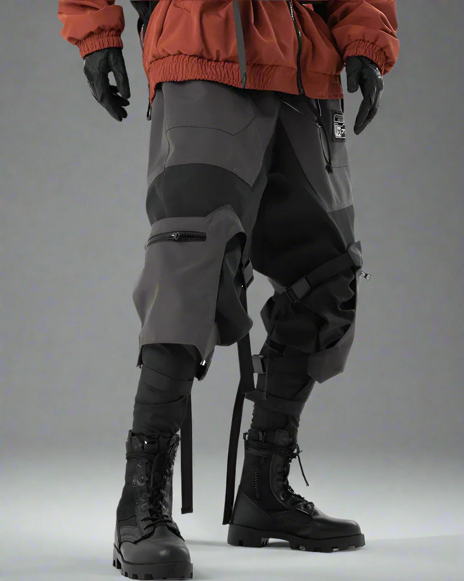 Pantalons Cargo Tech Urbains - pantalons unisexes - Pantalons Cargo Techwear Unisexes pour un Style Élégant