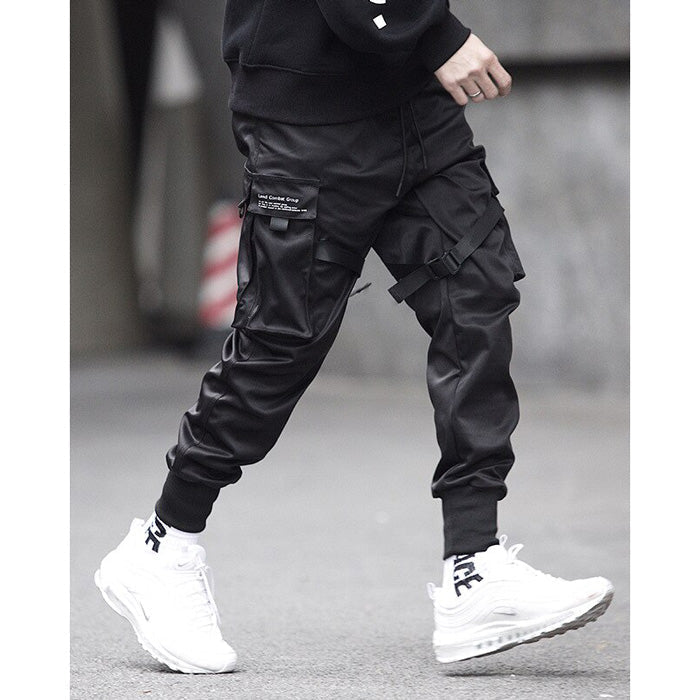 Pantalons Cargo Techwear Urbains -  poches - Pantalons Cargo Techwear Unisexes pour un Style Urbain