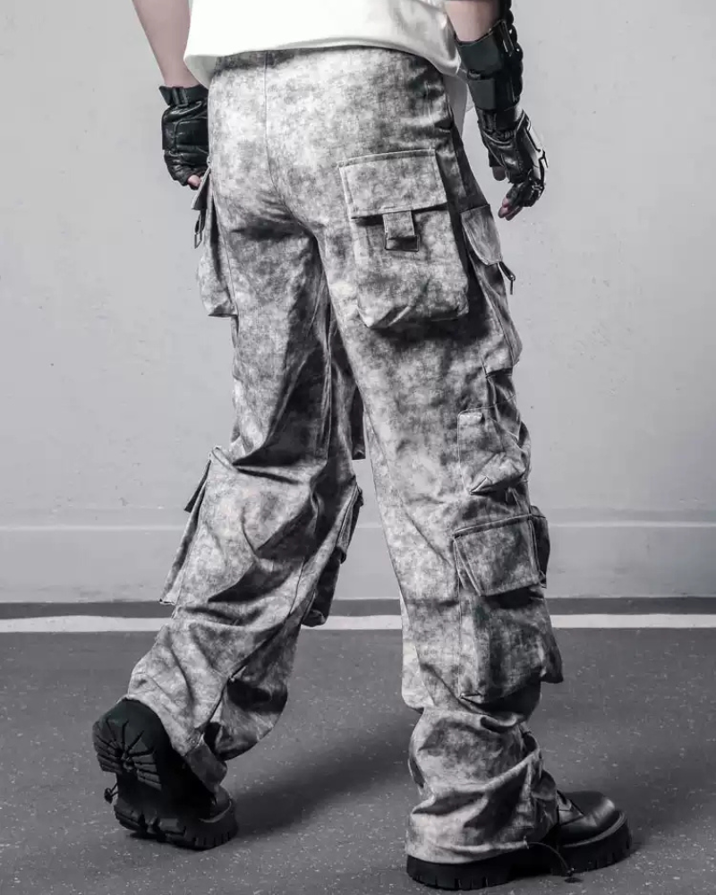 Pantalons Cargo Tie-Dye Chic -  exploration - Pantalons Cargo Tie-Dye pour une Touche d'Aventure