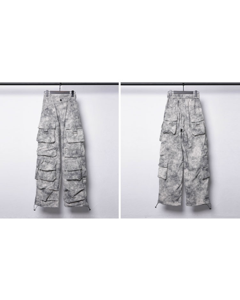 Pantalons Cargo Tie-Dye Chic -  tie-dye - Pantalons Cargo Tie-Dye pour une Touche d'Aventure