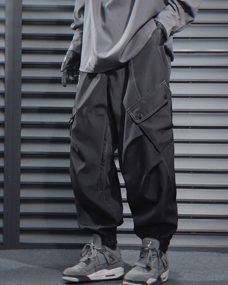 Pantalons Cargo Utilitaires Audacieux -  pantalons décontractés - Pantalons Cargo Utilitaires pour un Confort Optimal