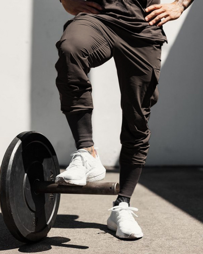 Pantalons Cargo Utilitaires Essentiels -  mode masculine - Pantalons Cargo Sportifs Multi-Poches pour Hommes