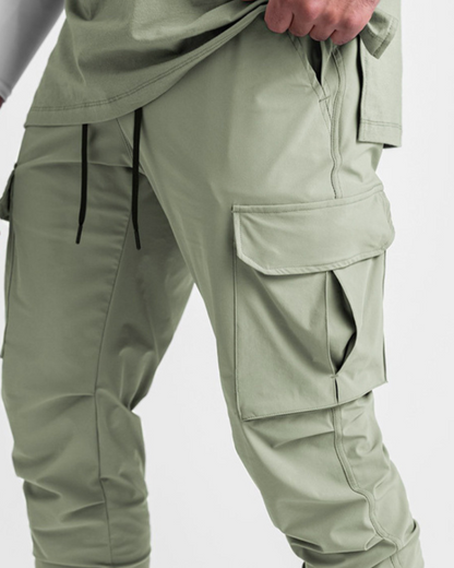 Pantalons Cargo Utilitaires Essentiels - pantalons cargo - Pantalons Cargo Sportifs Multi-Poches pour Hommes