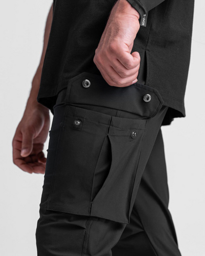 Pantalons Cargo Utilitaires Essentiels -  vêtements décontractés - Pantalons Cargo Sportifs Multi-Poches pour Hommes