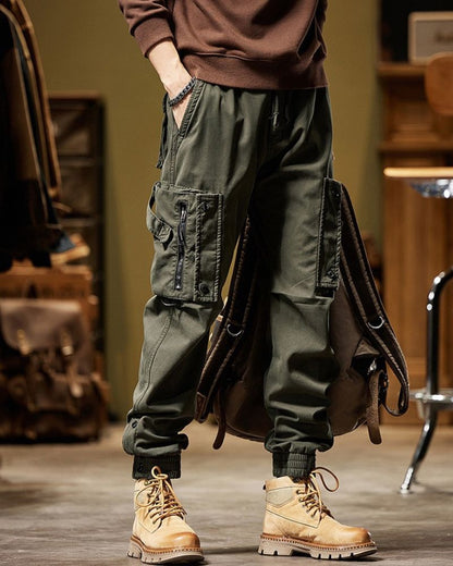 Pantalons Cargo Utilitaires Polyvalents -  vêtements urbains - Pantalons Cargo Utilitaires pour Aventures Quotidiennes