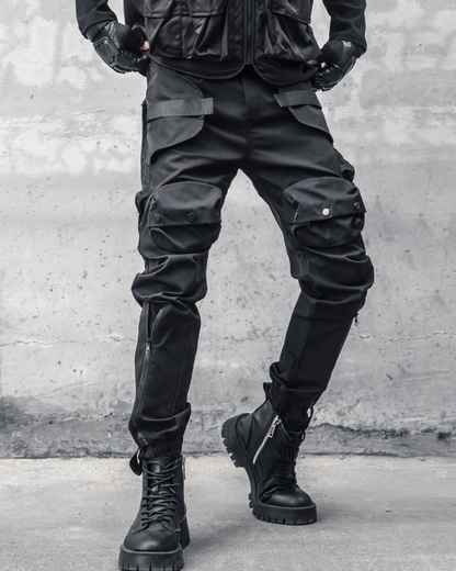 Pantalons Cargo Zip Dynamiques - pantalons modernes - Pantalons Cargo Zippés Pratiques pour Aventures Urbaines