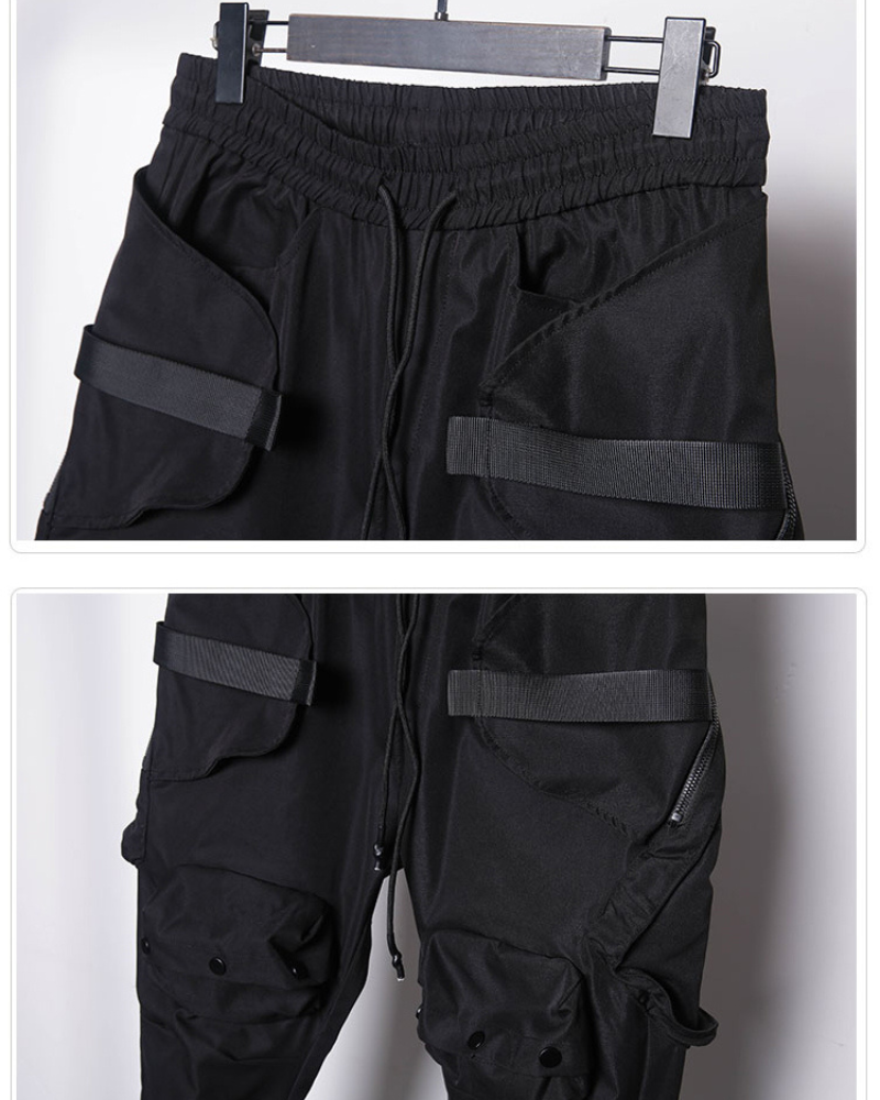 Pantalons Cargo Zip Dynamiques -  vêtements urbains - Pantalons Cargo Zippés Pratiques pour Aventures Urbaines