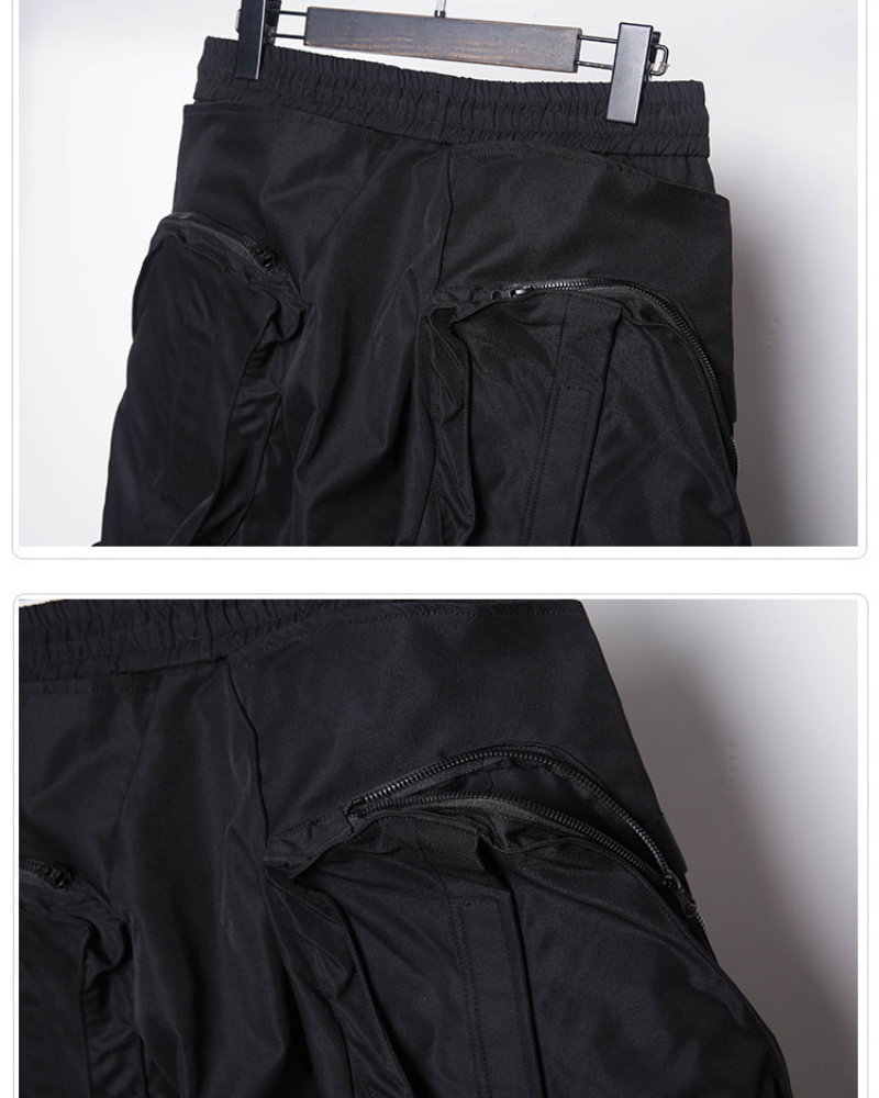 Pantalons Cargo Zip Dynamiques -  zip pants - Pantalons Cargo Zippés Pratiques pour Aventures Urbaines