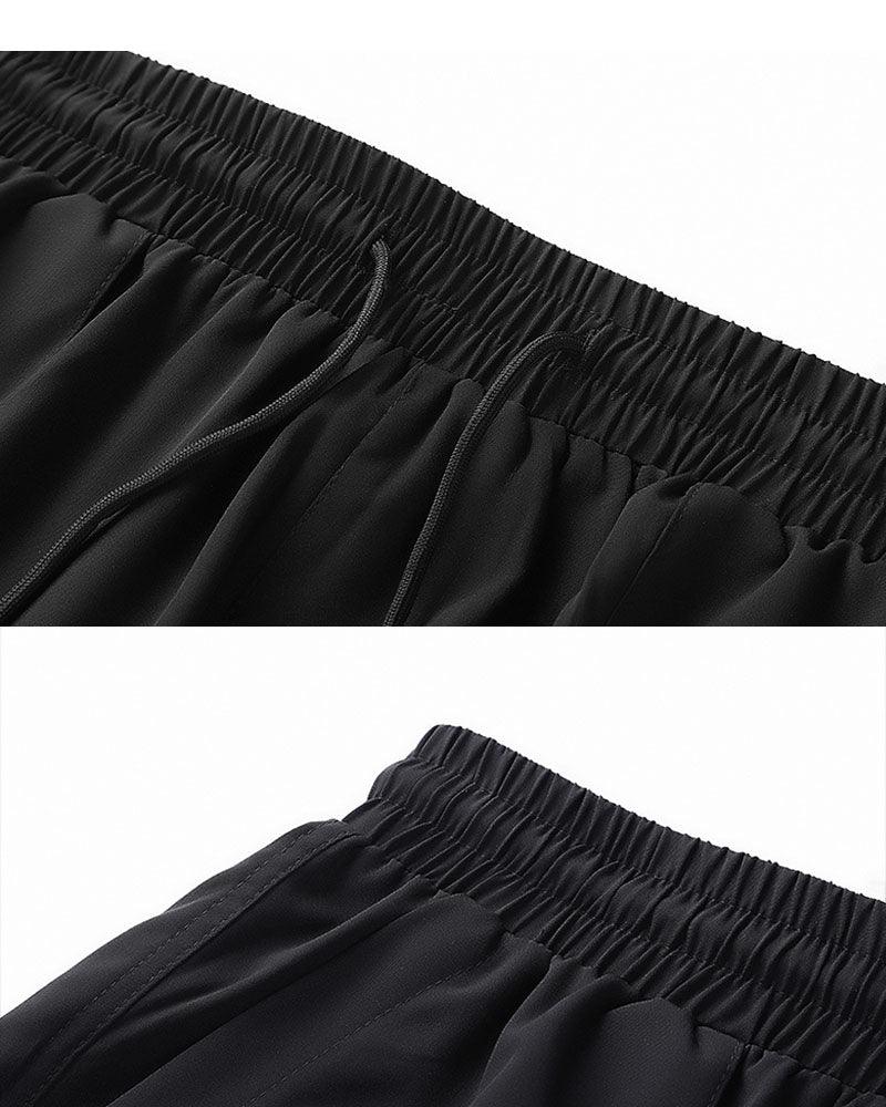 Pantalons Cheville en Soie pour une Ambiance Détendue -  pantalons légers en soie - Pantalons Cheville en Soie Légers pour Été Confortable