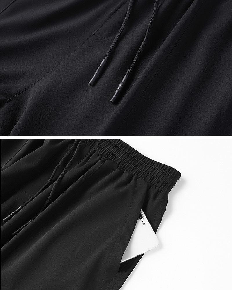 Pantalons Cheville en Soie pour une Ambiance Détendue -  pantalons pour tous les types de corps - Pantalons Cheville en Soie Légers pour Été Confortable