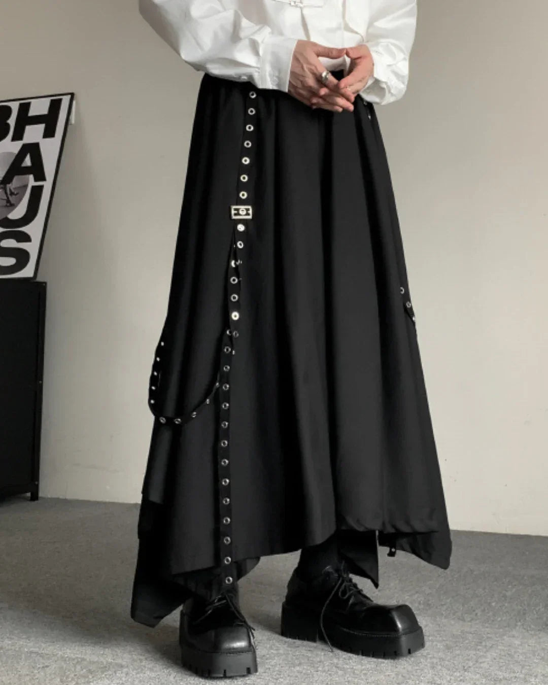Pantalons Chic Inspirés du Hakama - vêtements japonais - Pantalons Chic Inspirés du Hakama pour un Look Unique