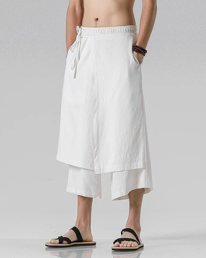 Pantalons Chic Style Hakama - pantalons hakama - Pantalons Hakama Courts : Confort et Modernité