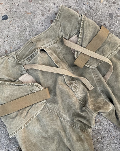 Pantalons Convertibles Chic Rétro - pantalons cargo - Pantalons Convertibles Chic Rétro en Kaki