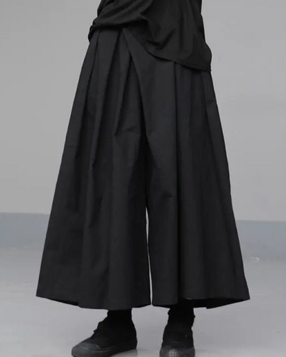 Pantalons Croisés à Jambes Larges Tendance -  confortable - Pantalons Croisés à Jambes Larges pour un Style Tendance