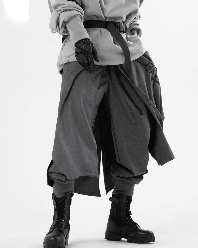 Pantalons de Combat Neo-Samouraï -  mode cyberpunk - Pantalons de Combat Neo-Samouraï pour un style unique