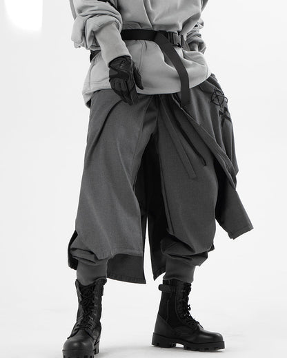 Pantalons de Combat Neo-Samouraï -  mode cyberpunk - Pantalons de Combat Neo-Samouraï pour un style unique