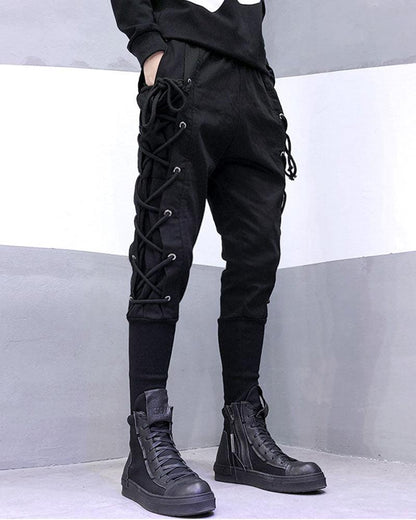 Pantalons de Jogging Chic avec Cordon Latéral -  mode urbaine