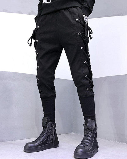 Pantalons de Jogging Chic avec Cordon Latéral - pantalons jogging