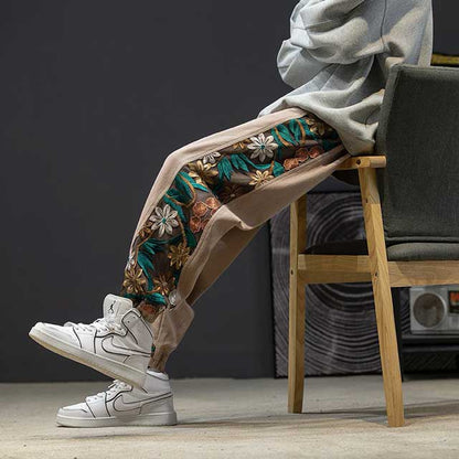 Pantalons de Jogging Chic Japonais -  mode japonaise - Pantalons de Jogging Style Hakama Confortables