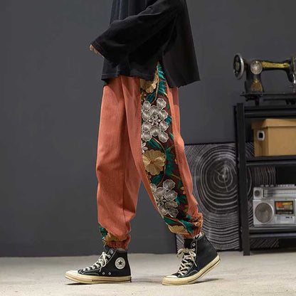 Pantalons de Jogging Chic Japonais - pantalons jogging - Pantalons de Jogging Style Hakama Confortables