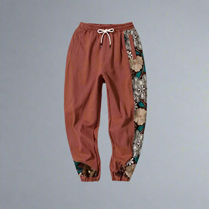 Pantalons de Jogging Chic Japonais -  vêtements confortables - Pantalons de Jogging Style Hakama Confortables