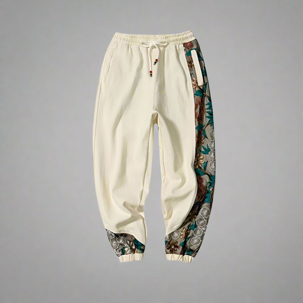 Pantalons de Jogging Chic Japonais -  vêtements japonais - Pantalons de Jogging Style Hakama Confortables