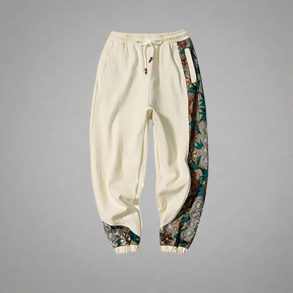 Pantalons de Jogging Chic Japonais -  vêtements japonais - Pantalons de Jogging Style Hakama Confortables