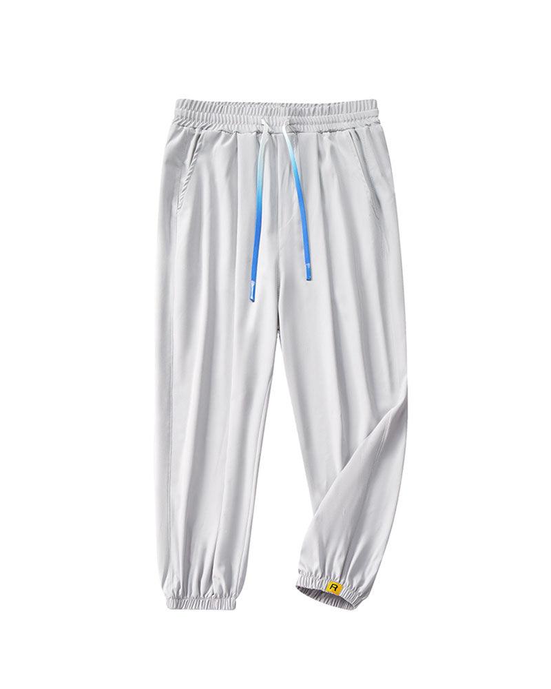 Pantalons de Jogging en Soie Luxe - jogging soie - Pantalons de Jogging en Soie Légers pour l'Été