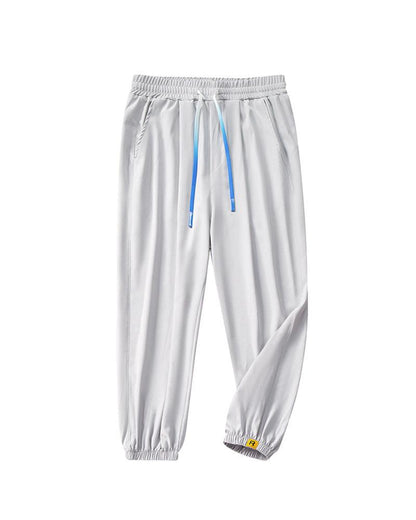 Pantalons de Jogging en Soie Luxe - jogging soie - Pantalons de Jogging en Soie Légers pour l'Été